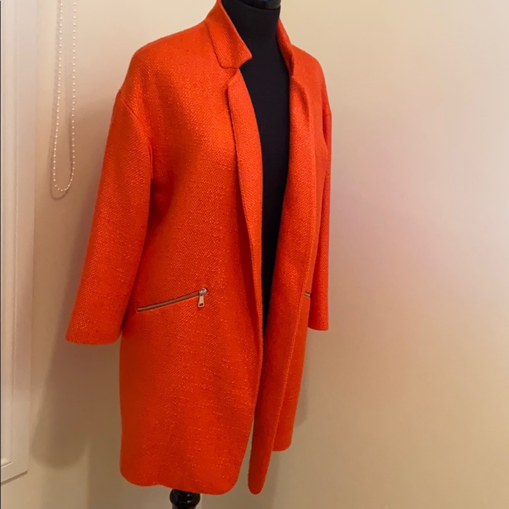 Lightweight, lined coat.